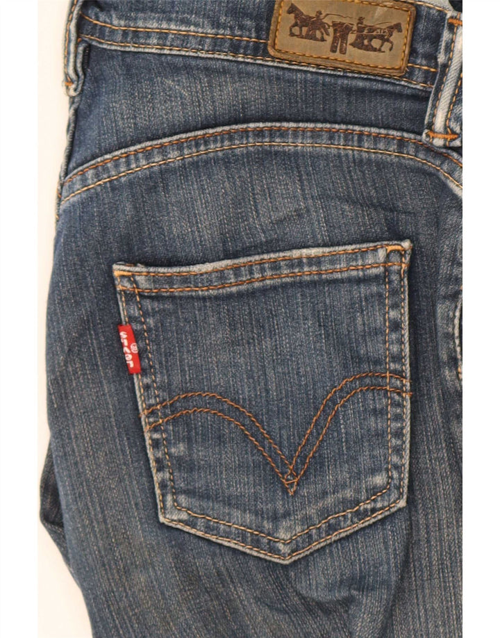 Levi's lige jeans til kvinder W28 L34 blå bomuld