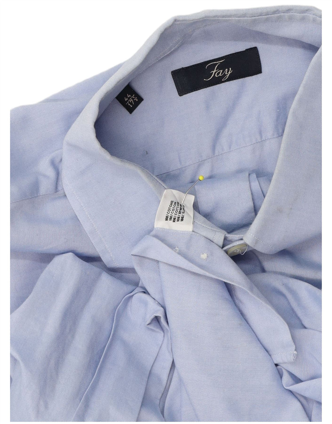 Fay Herreskjorte Str. 44 17 1/2 XL Blå Bomuld