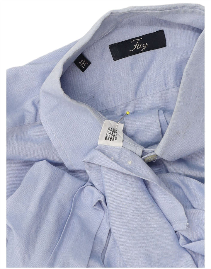 Fay Herreskjorte Str. 44 17 1/2 XL Blå Bomuld