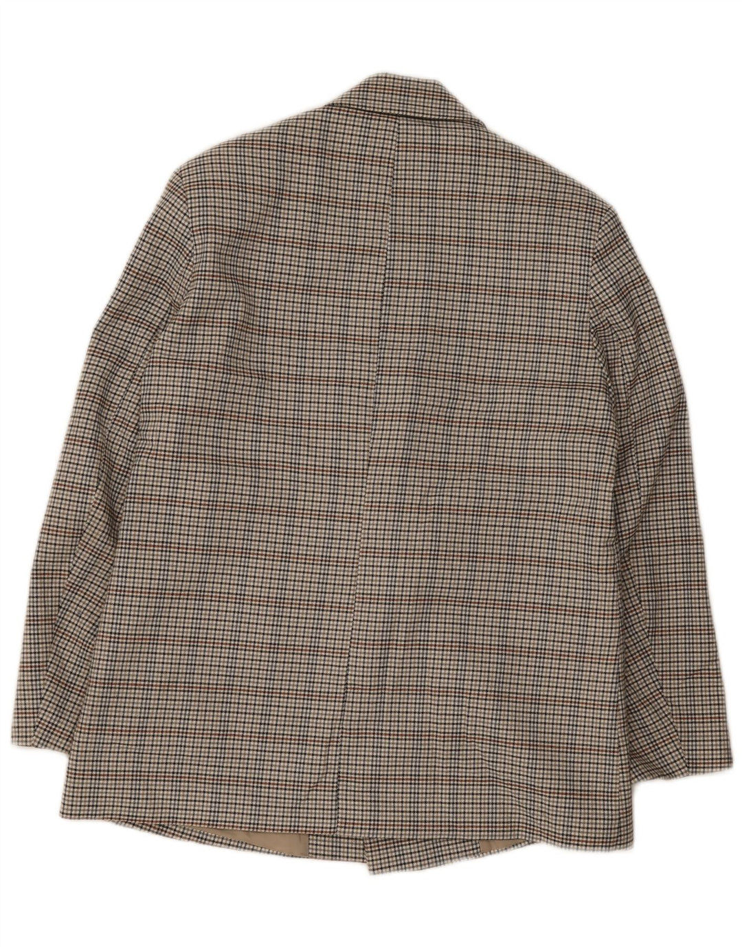 Zara Herre Double Breasted Blazer Jacket UK 38 Medium Grey Ternet polyester