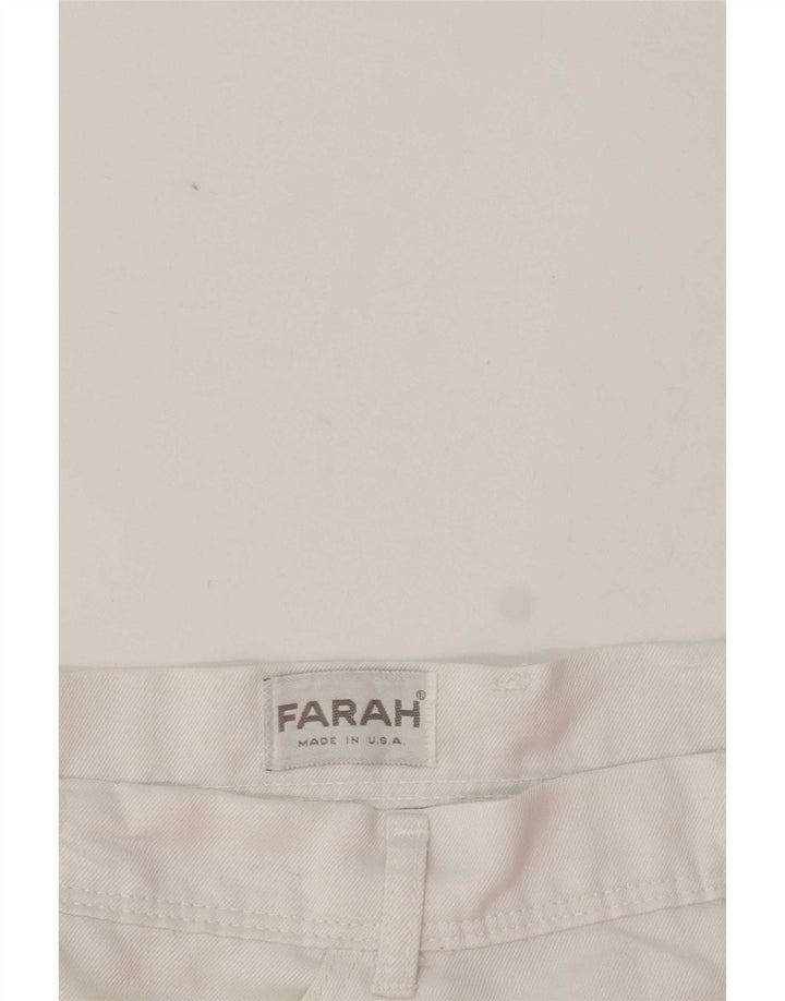 Farah Casual Shorts til mænd W38 XL Hvid
