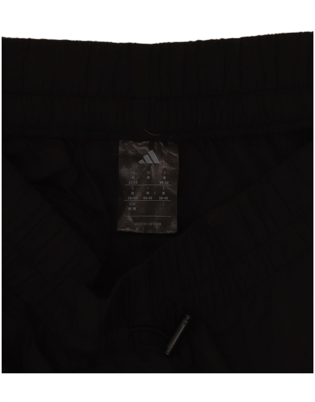 Adidas Womens Wide Leg Tracksuit Trousers UK 12/14 Medium Black Polyester