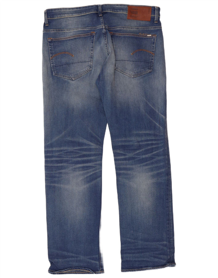 G-STAR Herre 3301 Straight Jeans W35 L32 Blå Bomuld