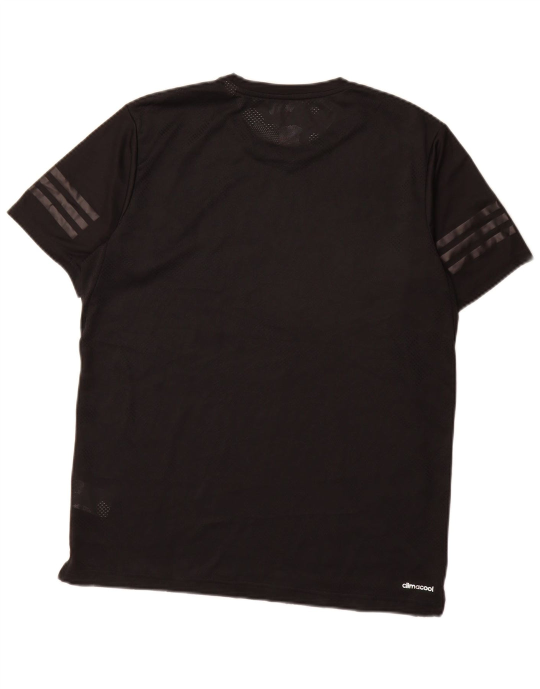 Adidas Herre Climacool T-Shirt Top Stor Sort Polyester