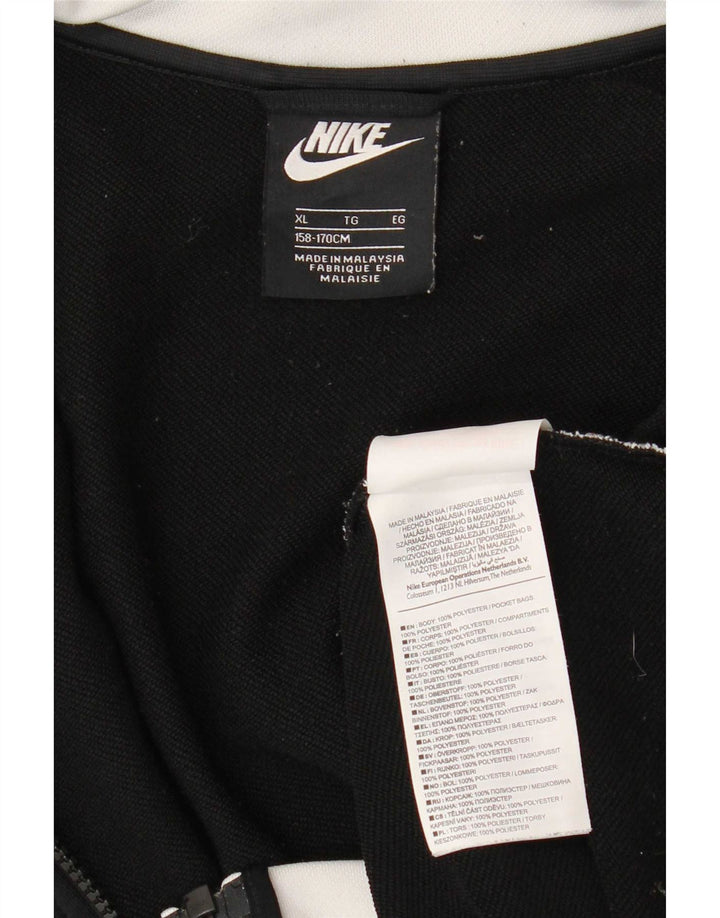 Nike træningsdragt topjakke til drenge 13-14 år XL Sort Colourblock Polyester
