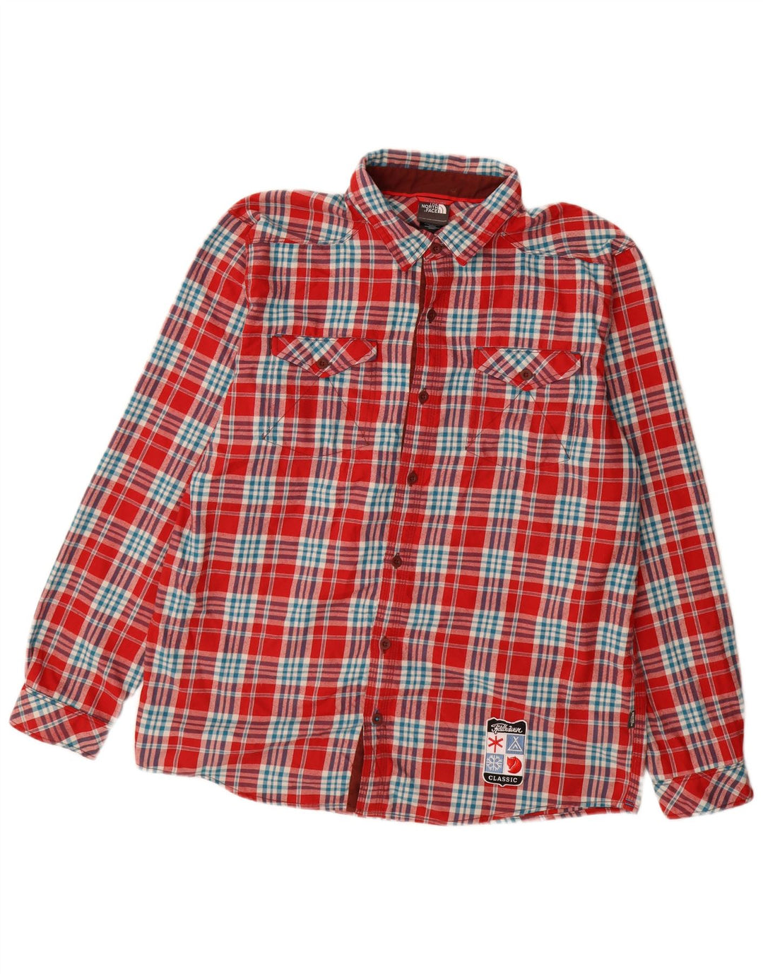 The North Face Herre Flanellskjorte Stor rødternet polyester