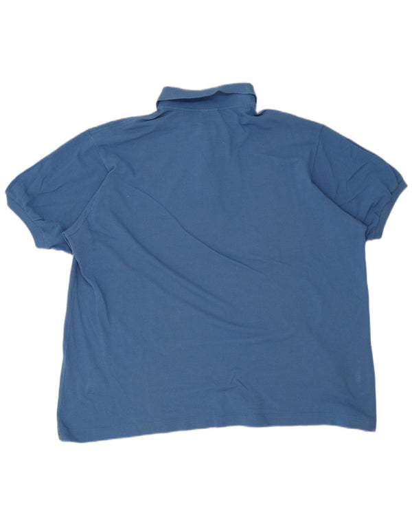 Lacoste Herre Polo Shirt Str. 4 4XL Blå Bomuld