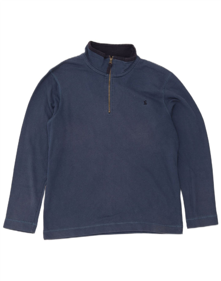JOULES Sweatshirt med lynlås til mænd Medium marineblå bomuld
