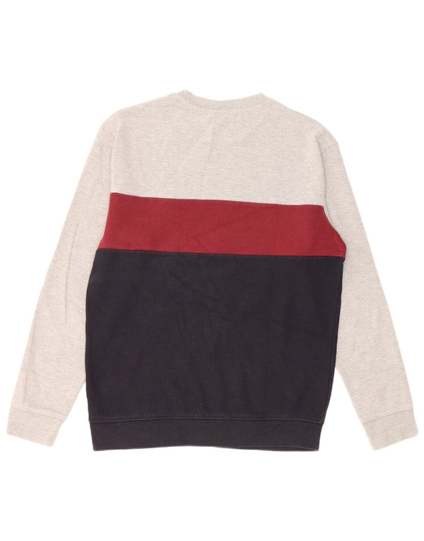 Zara Herre sweatshirt Jumper Medium Grey Colourblock