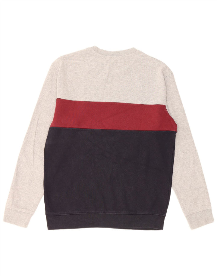 Zara Herre sweatshirt Jumper Medium Grey Colourblock