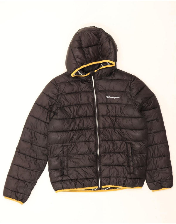 Champion drenge hættejakke 15-16 år 2XL sort polyester