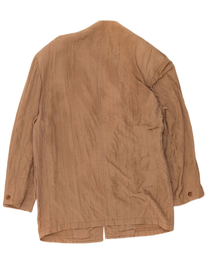 Vintage Herre 1 Knap Blazer Jacket UK 40 Large Beige