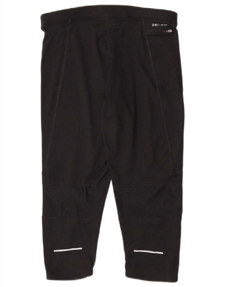 Nike Herre Dri Fit Capri Leggings XL Sort Polyester