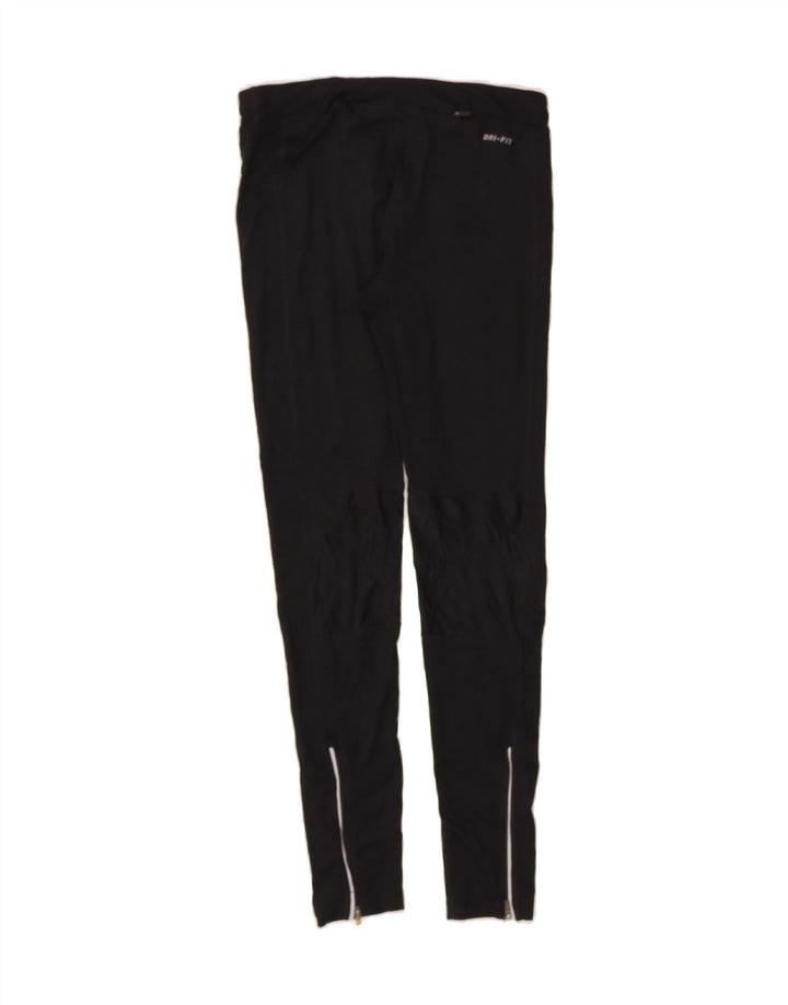 NIKE Womens Leggings UK 8 Small Black Polyester Vintage Nike and Second-Hand Nike from Messina Hembry 