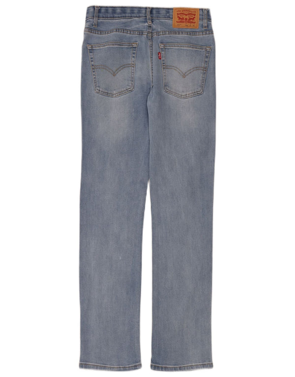 Levi's Boys 511 Distressed Slim Jeans 15-16 år W28 L30 Blue Cotton