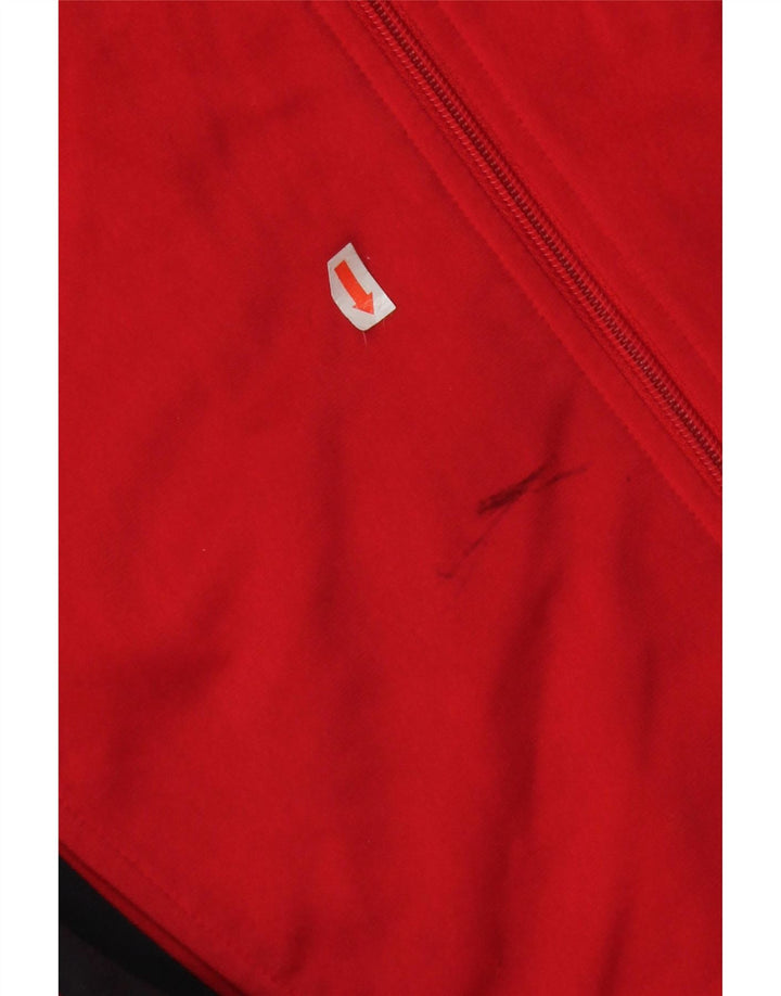 KAPPA Boys Tracksuit Top Jacket 11-12 Years XL Red Colourblock Polyester