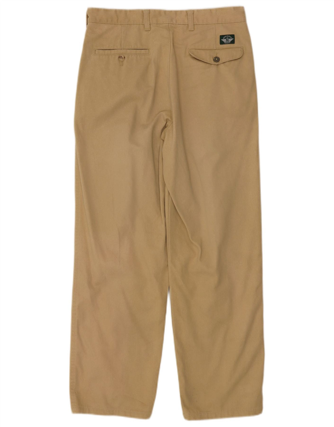 DOCKERS Herre Pegged Chino Bukser W32 L30 Beige Bomuld