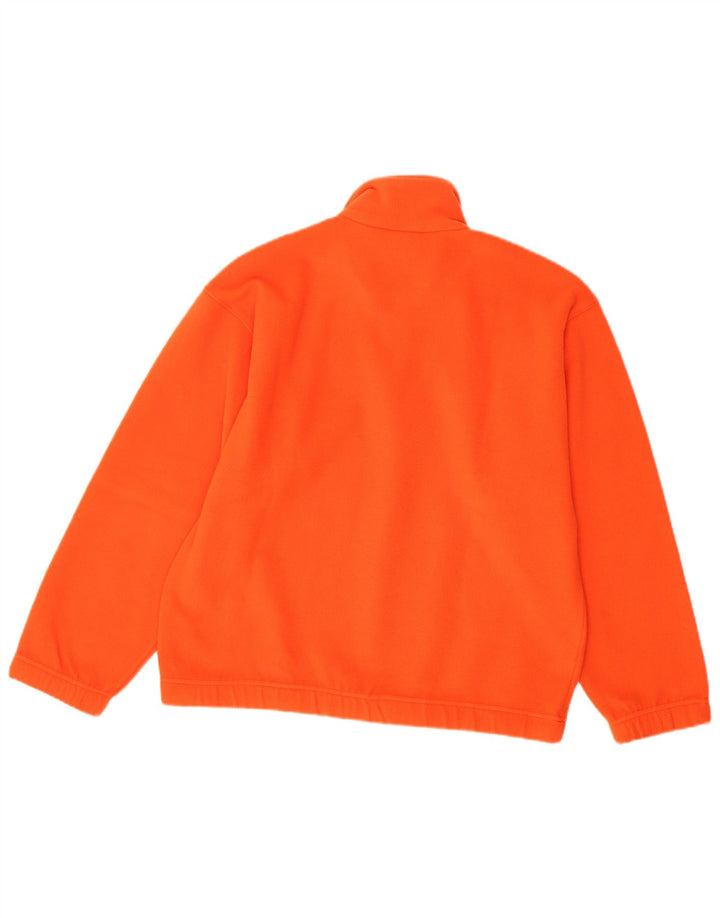 Sergio Tacchini Fleece Jumper med lynlås til mænd Lille orange polyester