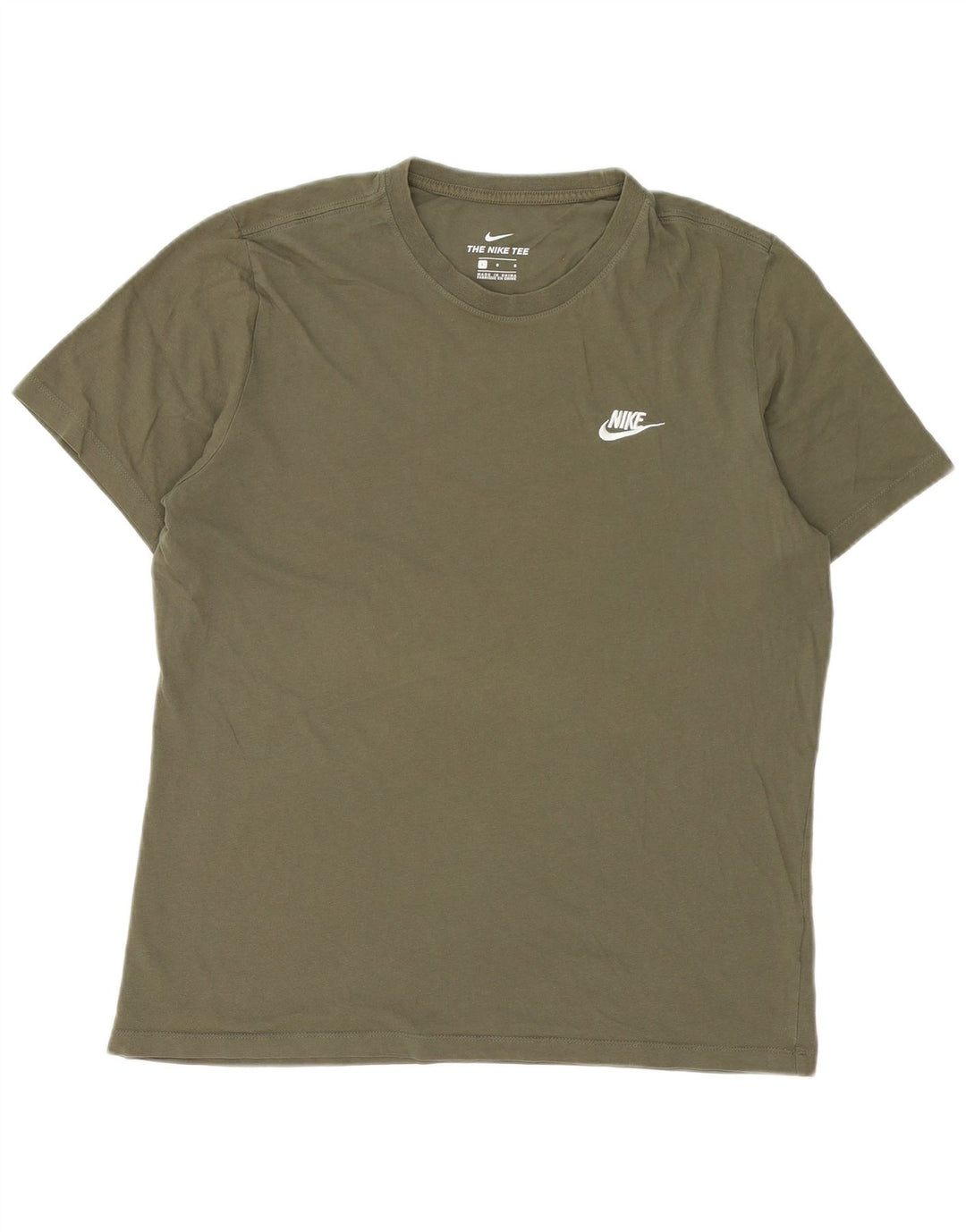 Nike Herre T-shirt Top Stor Khaki Bomuld