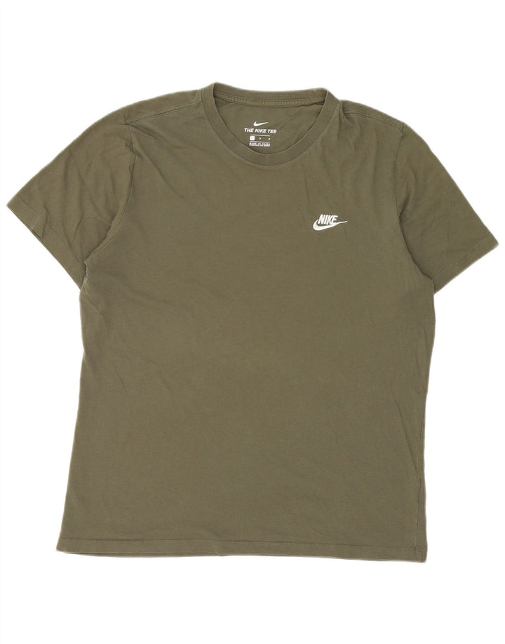 Nike Herre T-shirt Top Stor Khaki Bomuld