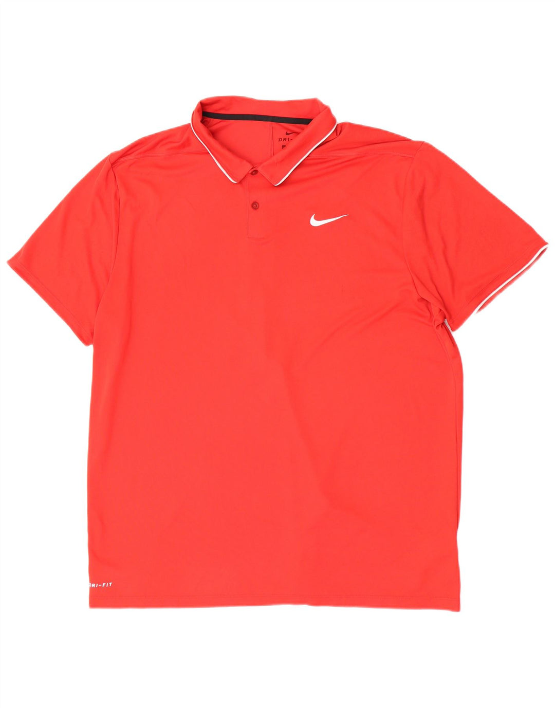 Nike Herre Regular Fit Polo Shirt 2XL Rød Polyester