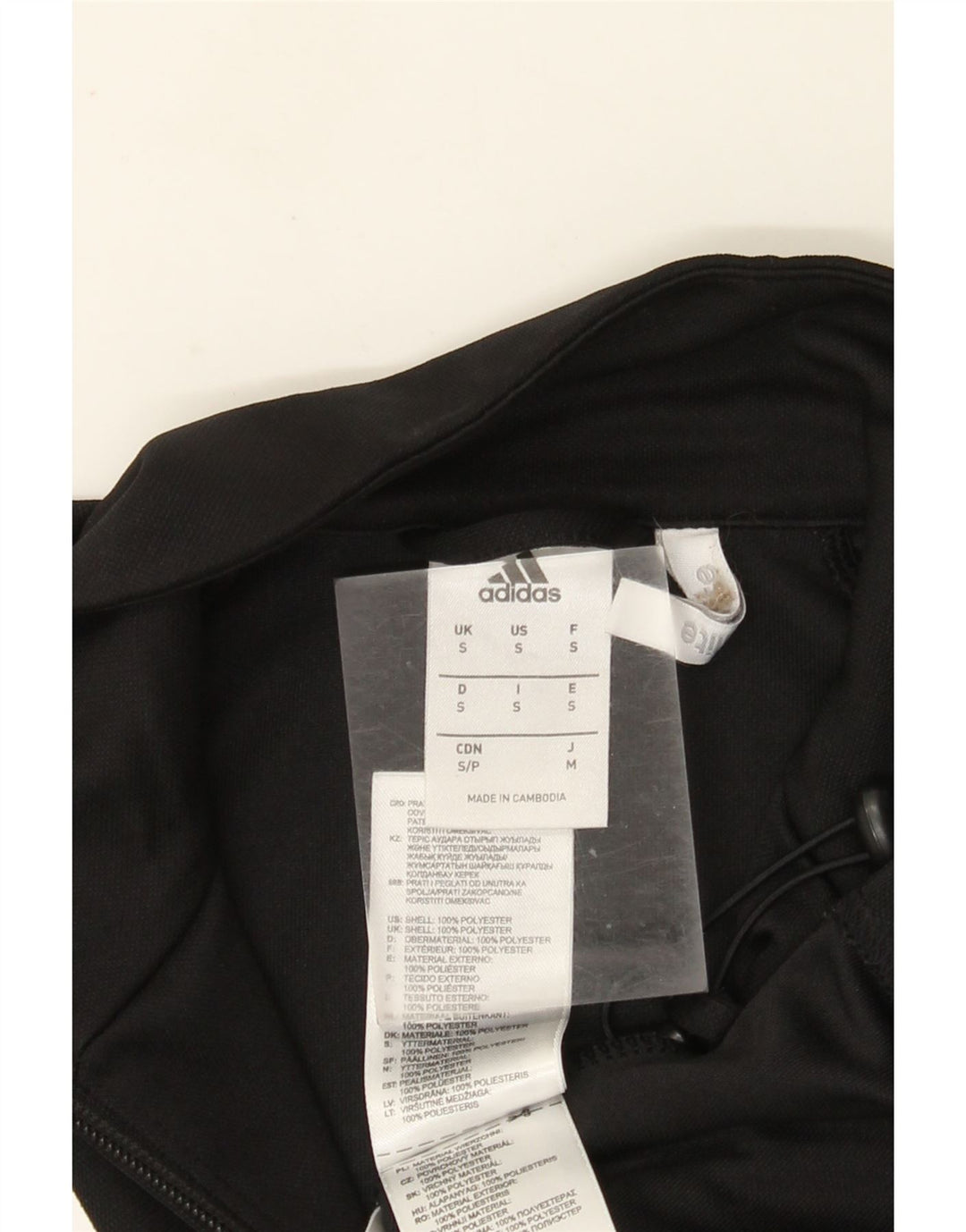 Adidas Herre Climalite træningsdragt Topjakke Lille sort polyester