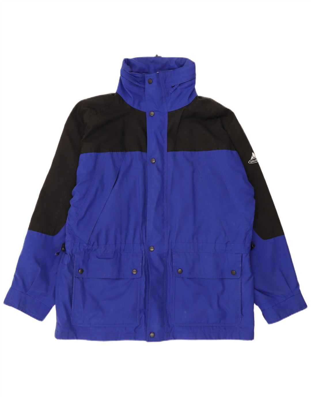 Vaude Herre Windbreaker Jacket UK 38 Medium Blue Colourblock Polyester