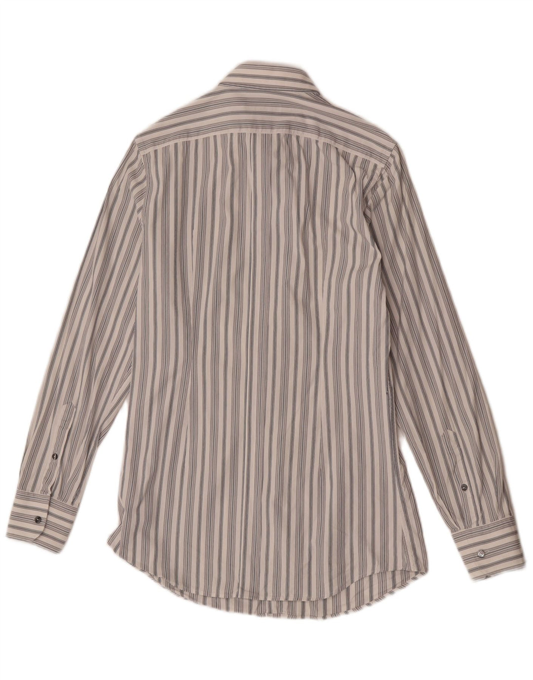 Dolce & Gabbana herreskjorte str. 39 15 1/2 Medium hvid stribet bomuld