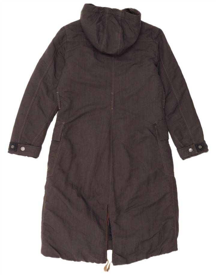 Murphy & Nye Dame Oversized Parka Jacket UK 10 Small Black Polyamide