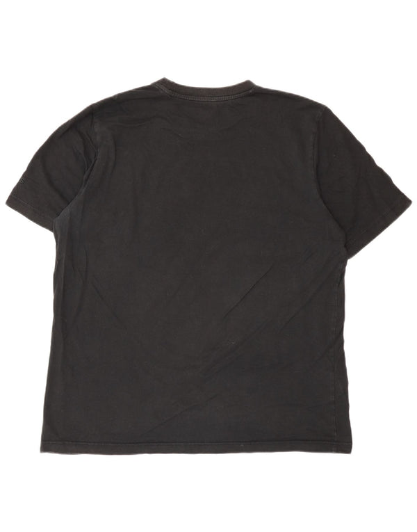 Adidas Herre grafisk T-shirt Top Medium Sort