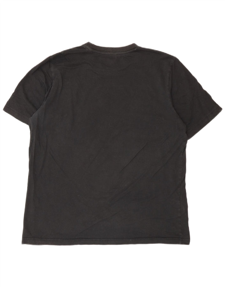 Adidas Herre grafisk T-shirt Top Medium Sort