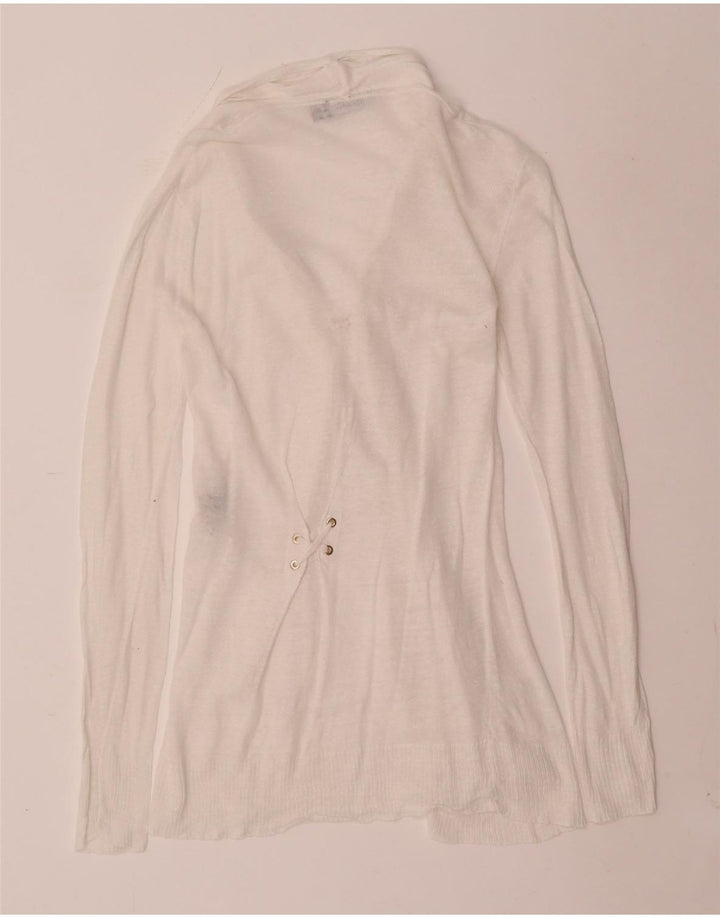 Max & Co. Dame cardigan sweater UK 8 Small White Linen