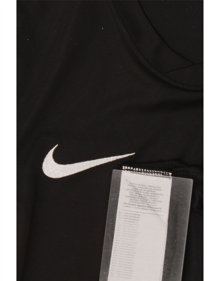 NIKE T-shirt top til mænd, lille sort polyester