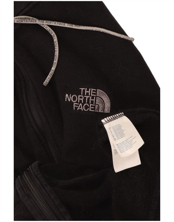 The North Face Herre hættetrøje med lynlås lille sort bomuld