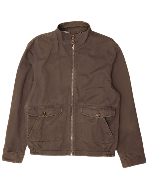 Marks & Spencer Herre Blue Harbor Bomber Jacket UK 38 Medium Grey