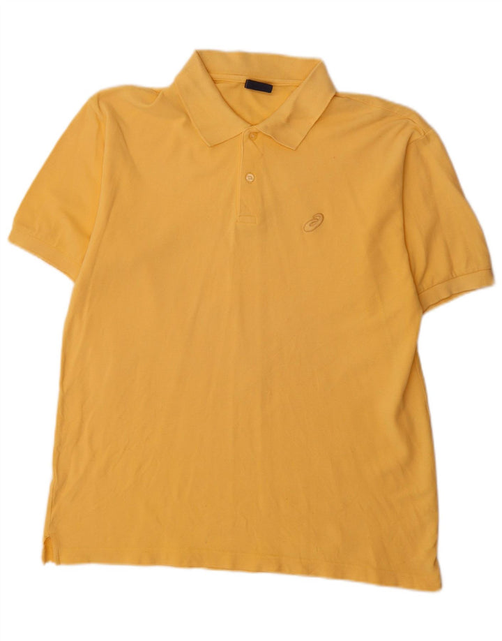 Asics herre poloshirt Medium gul bomuld