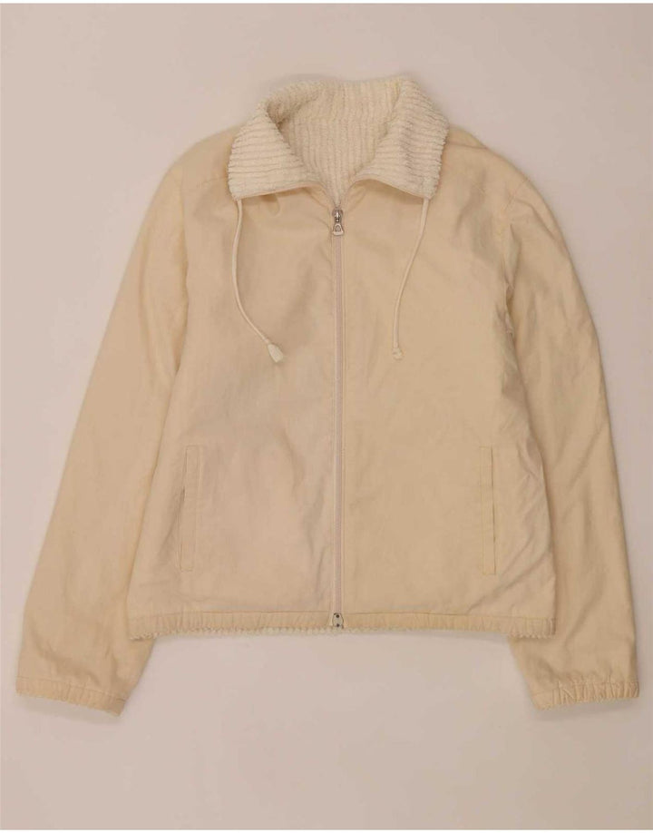 Belfe Womens Vendbar Fleecejakke IT 46 Stor Beige