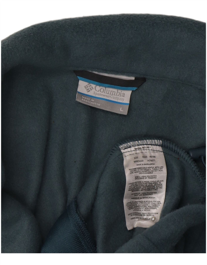 Columbia Herre Fleecejakke UK 40 Stor Grøn Polyester