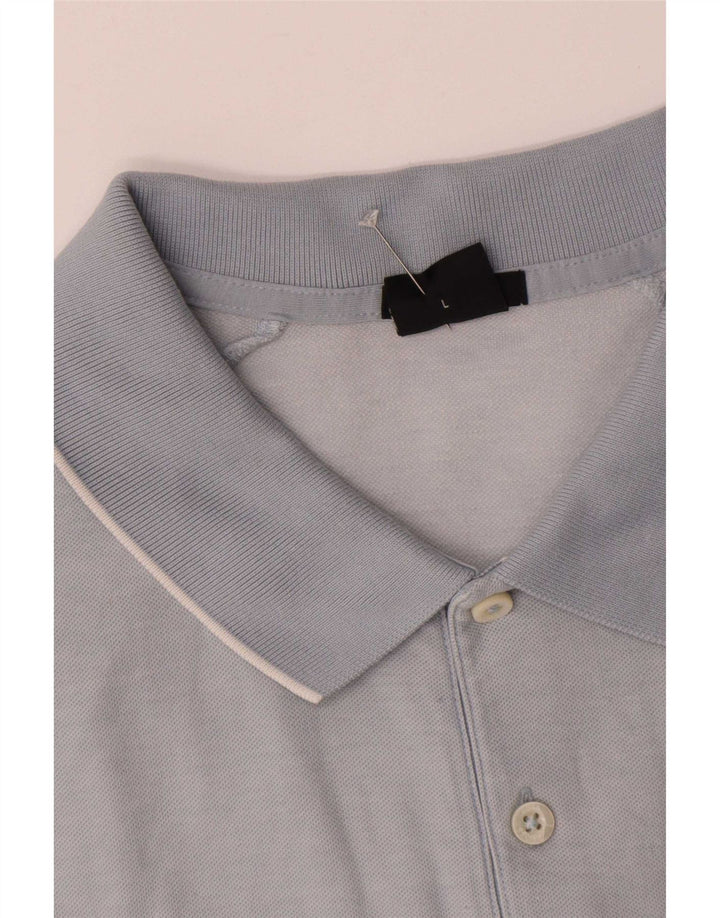 Hugo Boss Herre Regular Fit Polo Shirt Stor Blå Bomuld