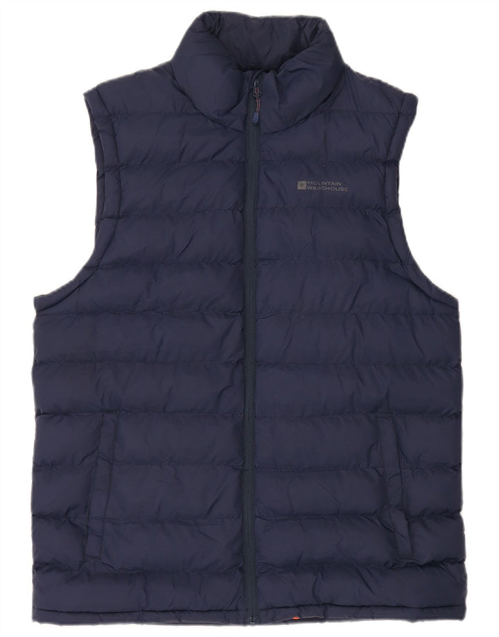 Mountain Warehouse Herre Polstret Gilet UK 38 Medium Navy Blue Polyamid