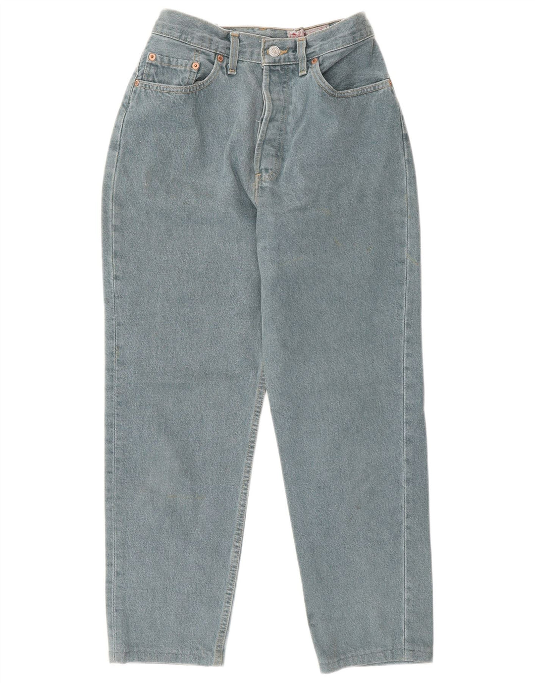 Vintage koniske jeans til kvinder W25 L26 blå