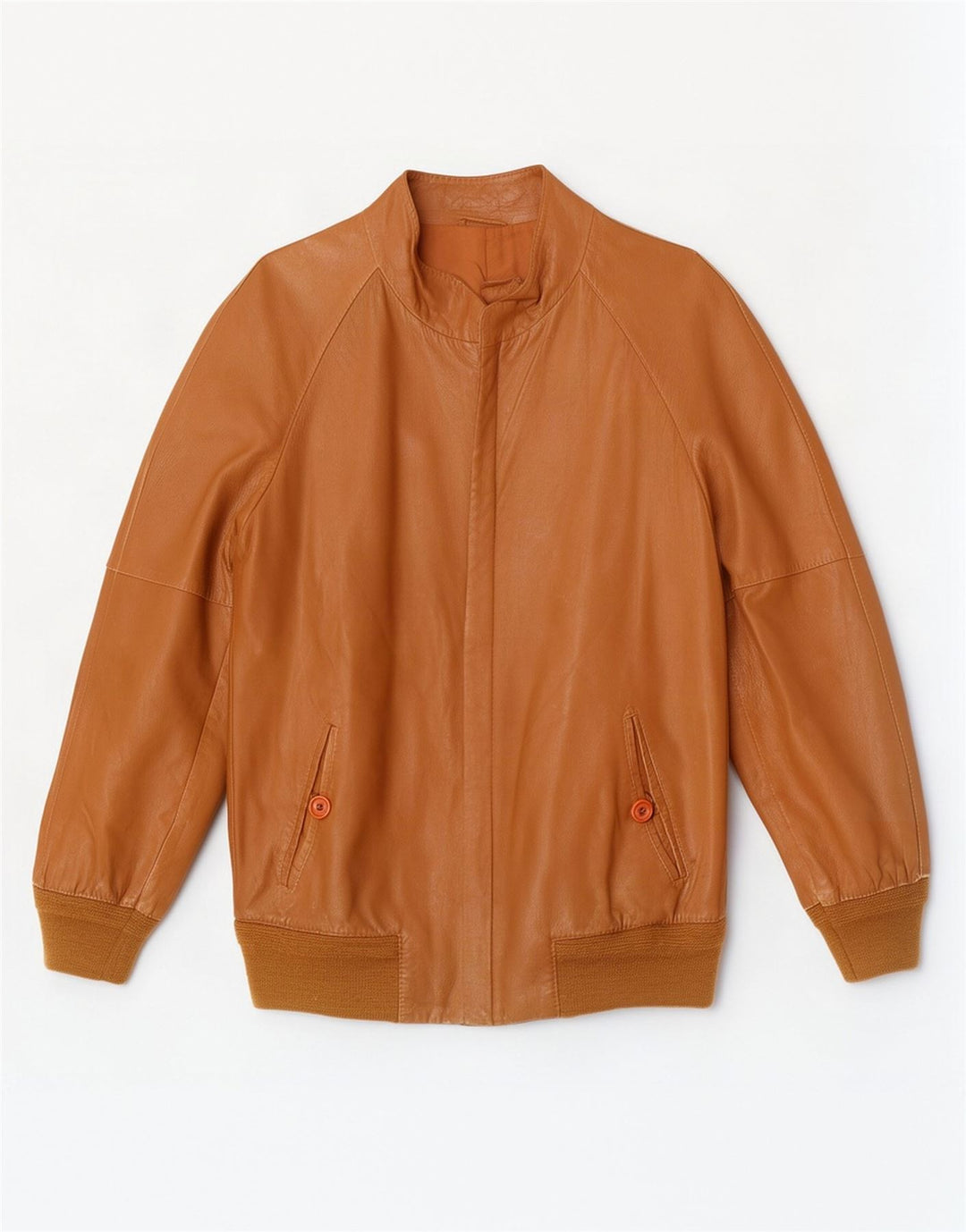 Vintage herre læderjakke UK 38 Medium Brown