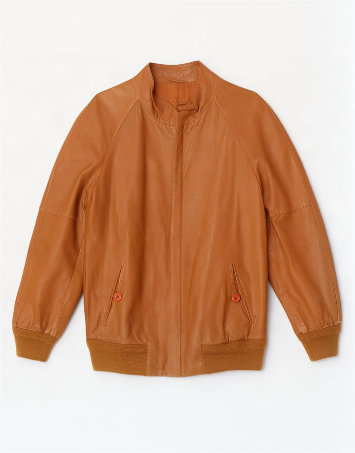 Vintage herre læderjakke UK 38 Medium Brown