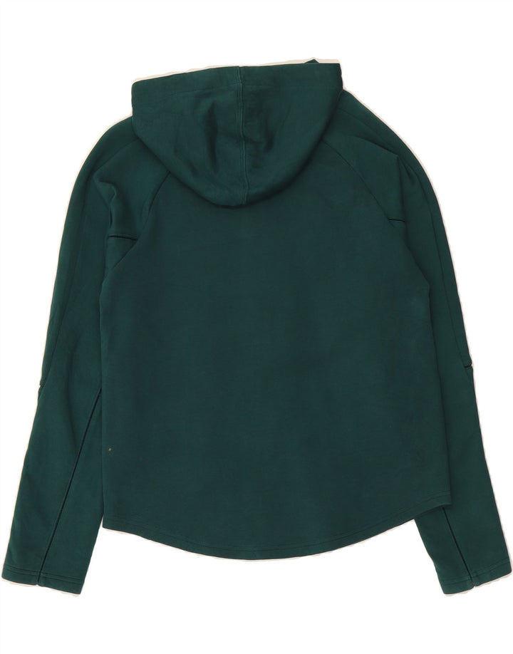 PUMA Womens Zip Hoodie Sweater UK 14 Medium Green Cotton Vintage Puma and Second-Hand Puma from Messina Hembry 