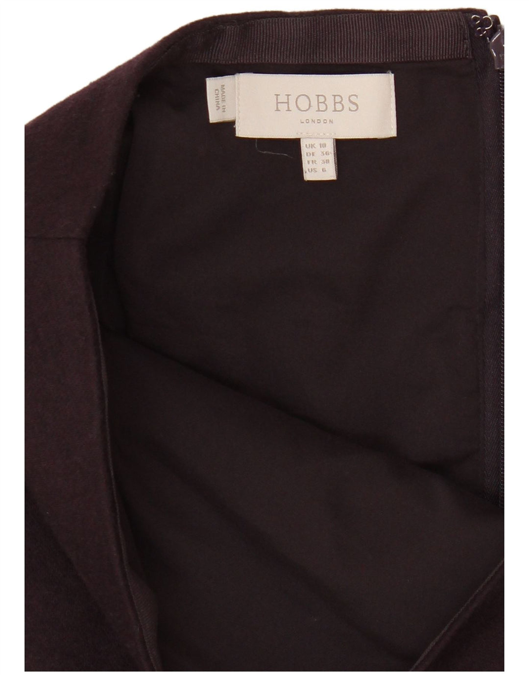Hobbs Pencil Nederdel til kvinder UK 10 Small W28 Purple Polyester