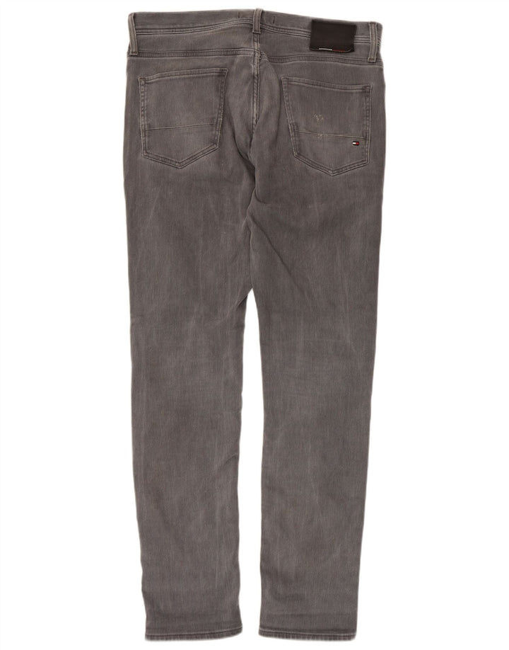Tommy Hilfiger Herre Bleecker Slim Jeans W32 L32 Grå Bomuld