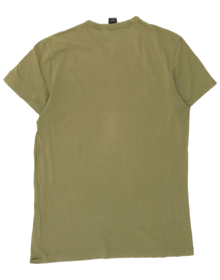 G-Star Herre Grafisk T-Shirt Top Stor Khaki Bomuld