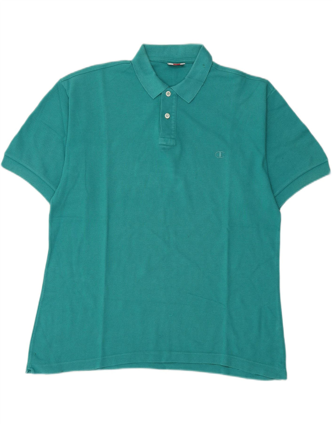 Champion herre poloshirt XL blå bomuld