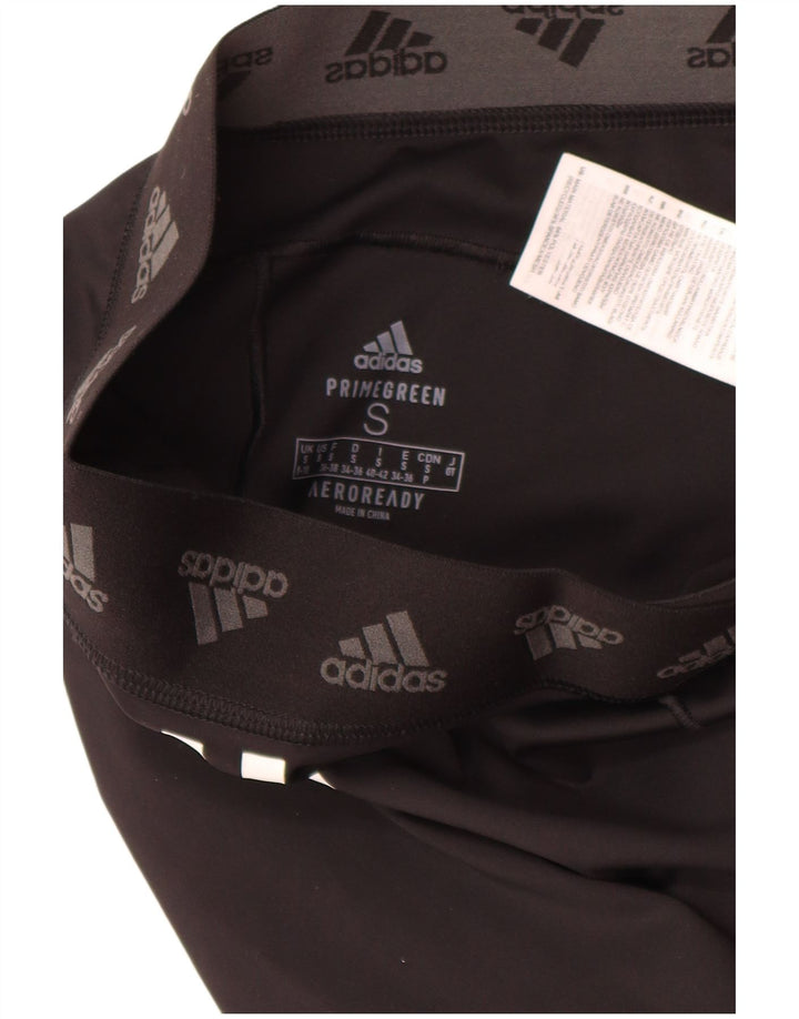 Adidas Aeroready Leggings til kvinder UK 8/10 Small Black Polyester