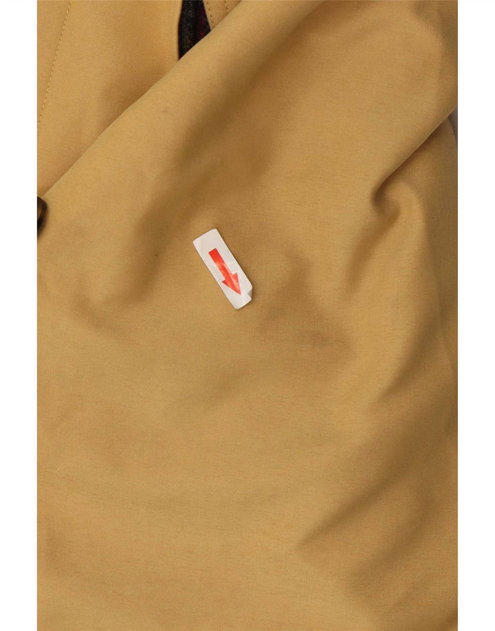Henry White Dame Overfrakke UK 14 Medium Gul Ternet Polyester